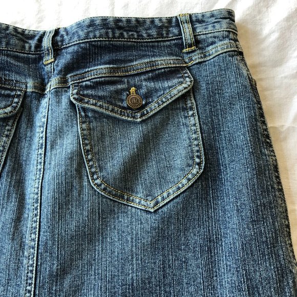 INC Jean Skirt Size 10 NWT - Picture 3 of 6